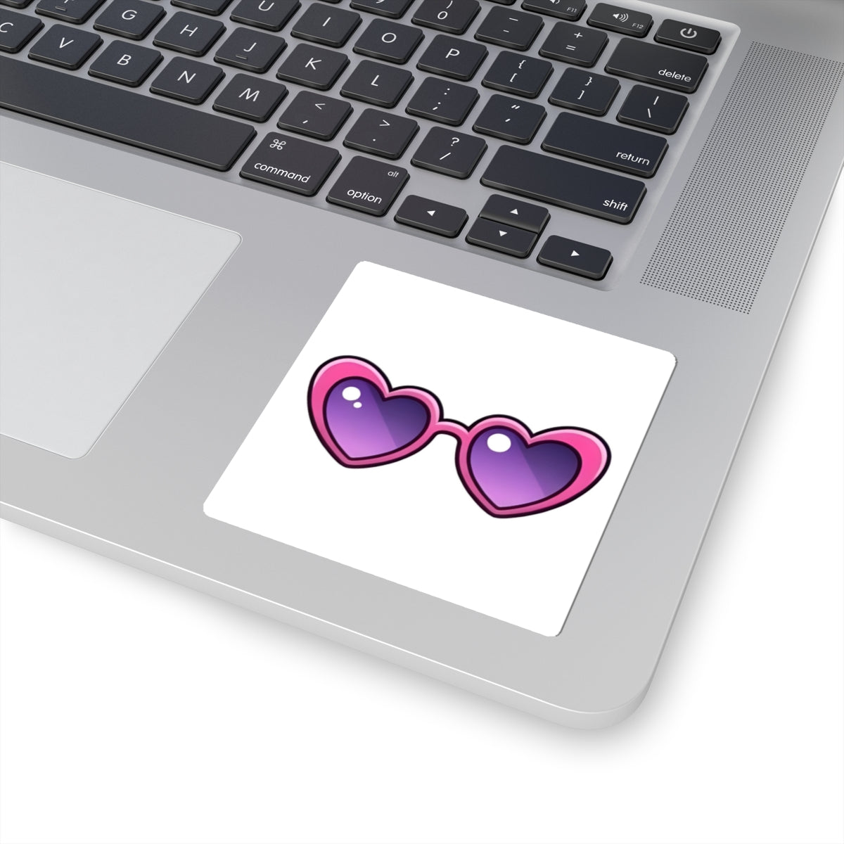 Miami Girls Club Heart Sunglasses Sticker — Cute Pink & Purple Kiss-Cut Decal for Laptops, Water Bottles & Phones