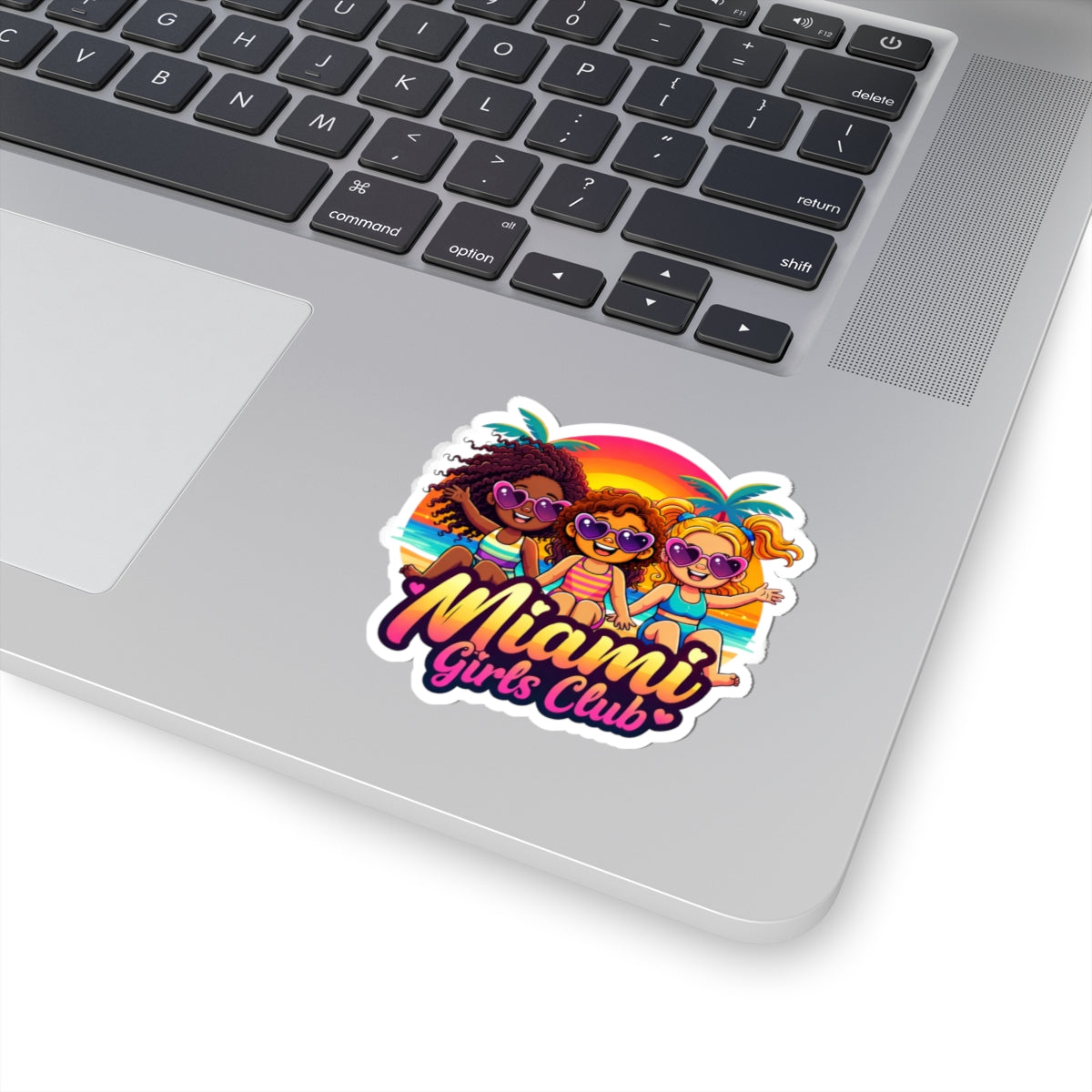 Miami Girls Club Kiss-Cut Sticker — Cute Beach Squad Vinyl Decal